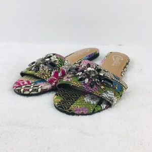 Candie’s Embellished Floral Sandals